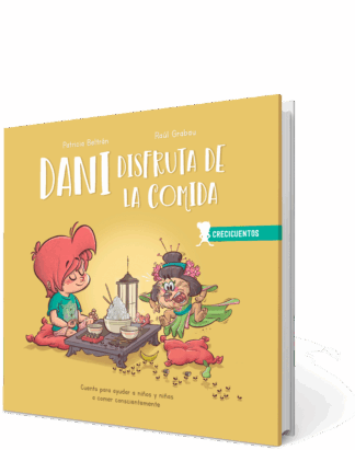 Dani disfruta de la comida